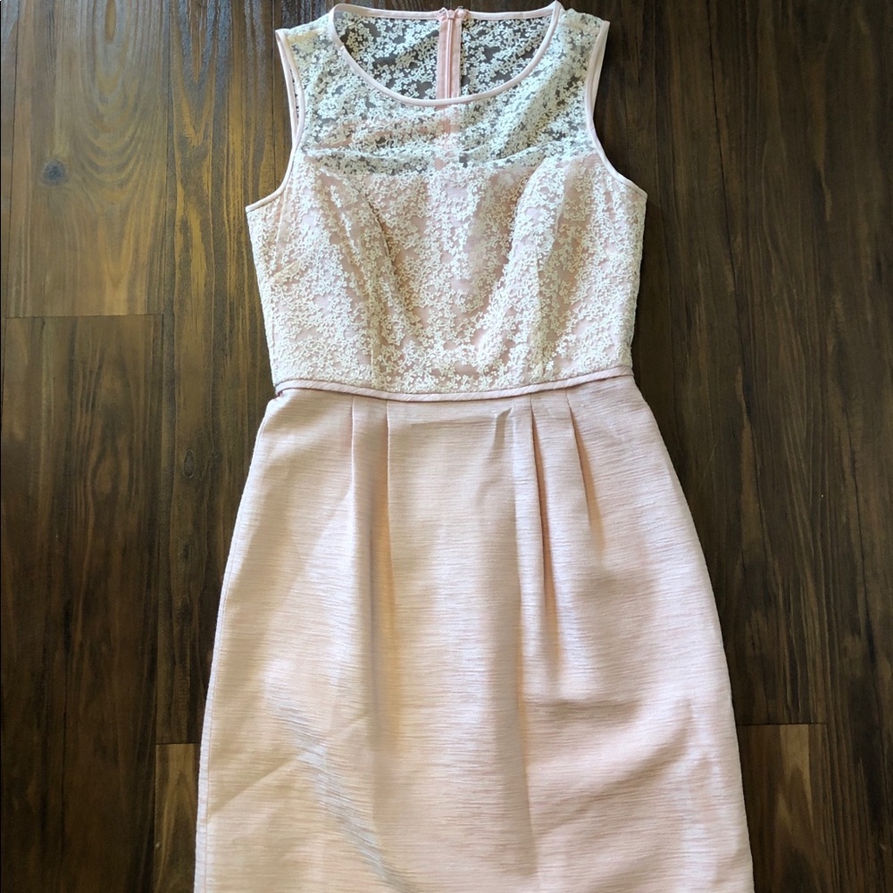 Cocktail mini dress from Tahari, baby pink, size 4